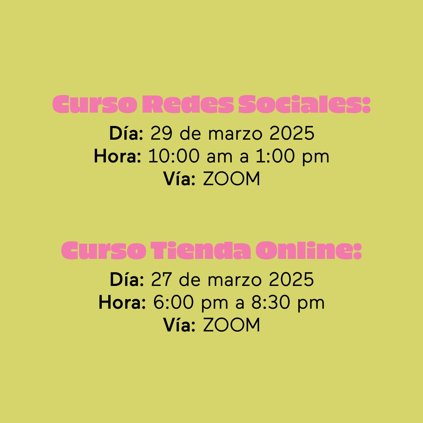 CURSO DE REDES SOCIALES Y TIENDA EN LINEA