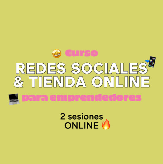 CURSO DE REDES SOCIALES Y TIENDA EN LINEA